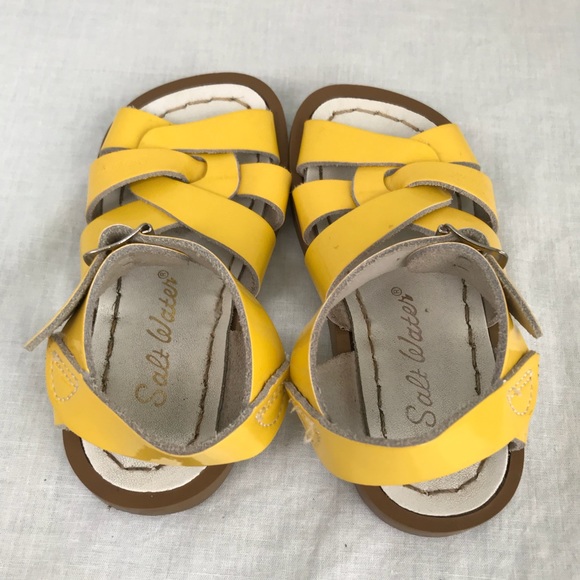 Salt Water Sandals by Hoy Other - Yellow Size 7 Salt Water Toddler Sandals